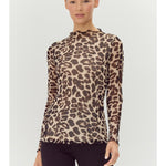 Animal Print Long Sleeve Top - Annie Jack TX