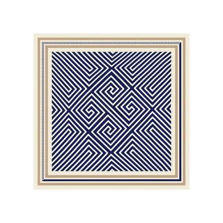 Striped Satin Square Scarf for Sun & Bag Wrap_CWASC1149 - Annie Jack TX