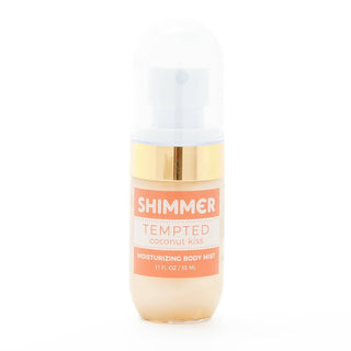 Tempted (coconut kiss) Shimmer Body Mist - Annie Jack TX