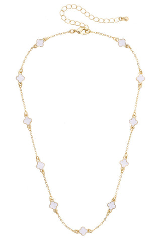 Margaret Dainty Clover Necklace - Annie Jack TX