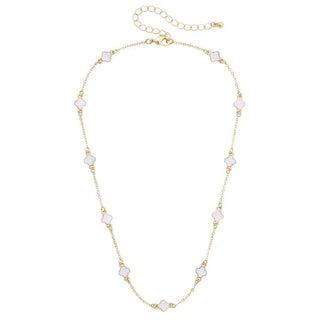 Margaret Dainty Clover Necklace - Annie Jack TX