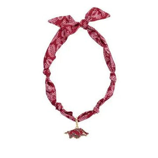Arkansas Razorbacks Logo Bandana Scarf - Annie Jack TX