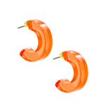 Lucite Neon Chunky Hoop Earring - Annie Jack TX