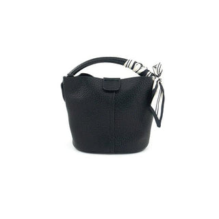 BC Small Bucket Handbag with Scarf Detail - Annie Jack TX