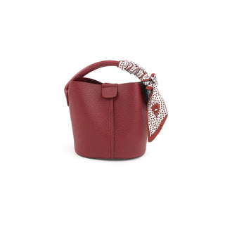 BC Small Bucket Handbag with Scarf Detail