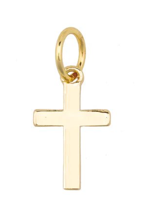 Cross Charm in Shiny Gold - Annie Jack TX