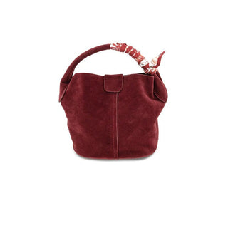 Small Suede Bucket Bag - Annie Jack TX