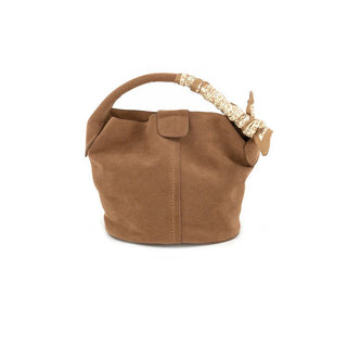 Small Suede Bucket Bag - Annie Jack TX