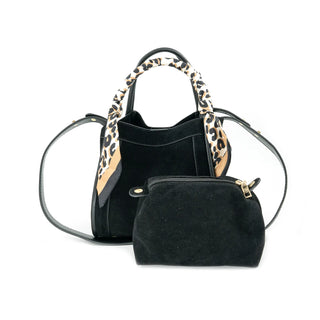 Gianna Suede Bucket Handbag - Annie Jack TX