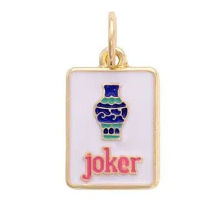 Joker Mahjong Tile Charm - Annie Jack TX
