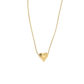 Gold Full Heart Necklace - Annie Jack TX