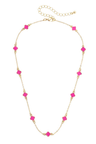Margaret Dainty Clover Necklace - Annie Jack TX