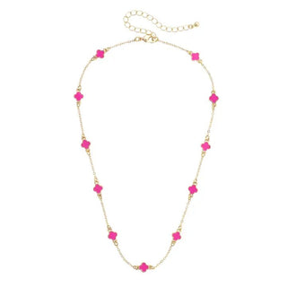 Margaret Dainty Clover Necklace - Annie Jack TX