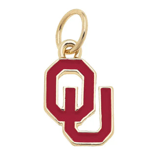 Oklahoma Sooners Enamel Logo Charm - Annie Jack TX