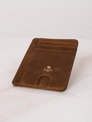 Carry Smart Genuine Leather AirTag Wallet - Annie Jack TX