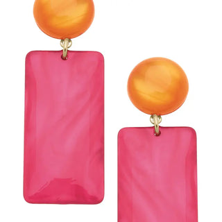 Sophie Marbled Resin Earring - Annie Jack TX