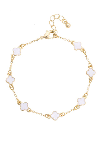Margaret Dainty Clover Bracelet - Annie Jack TX