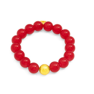 Embellished Glassbead Stretch Bracelet - Annie Jack TX