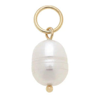 Baroque Pearl Charm In Ivory - Annie Jack TX