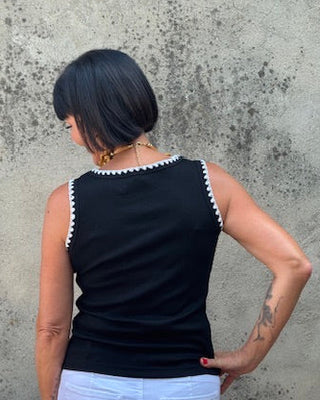 Stitch Perfect Ribbed Tank - Annie Jack TX
