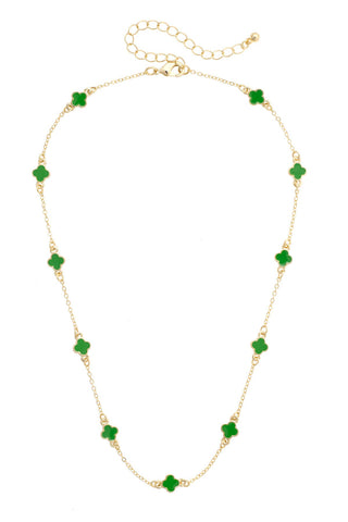 Margaret Dainty Clover Necklace - Annie Jack TX