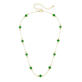 Margaret Dainty Clover Necklace - Annie Jack TX