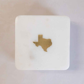 Texas Marble Coasters Set of 4 - Annie Jack TX