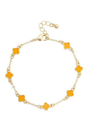 Margaret Dainty Clover Bracelet - Annie Jack TX