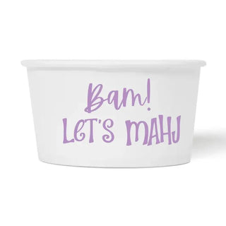 Bam Let's Mahj Mahjong Paper Snack Cup - Annie Jack TX