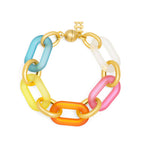 Resin Oval Link Bracelet - Annie Jack TX