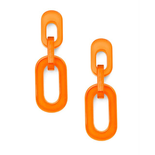 Resin Cable Chain Drop Earring - Annie Jack TX