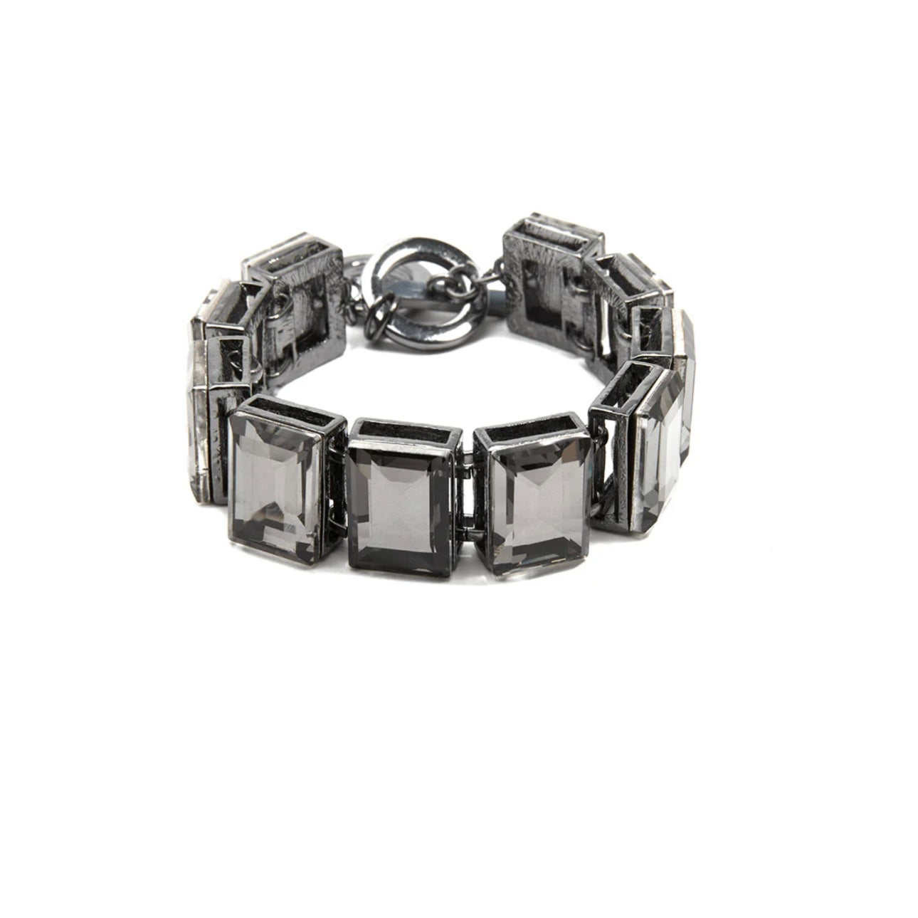 Rectangle Black Stone  Bracelet - Annie Jack TX
