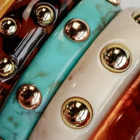 The Indie Studded Bangle Bracelet
