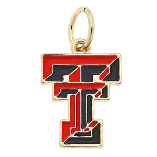 Texas Tech Red Raiders Enamel Logo Charm - Annie Jack TX