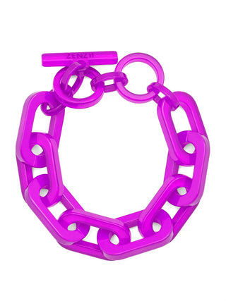 Resin Cable Chain Toggle  Bracelet - Annie Jack TX
