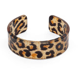 Resin Leopard Cuff Bracelet - Annie Jack TX