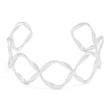 Metal Oval Link Cuff Bracelet - Annie Jack TX