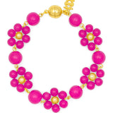 Glass Bead Flower Bracelet - Annie Jack TX
