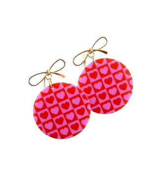 Valentine's Disc Earrings - Annie Jack TX