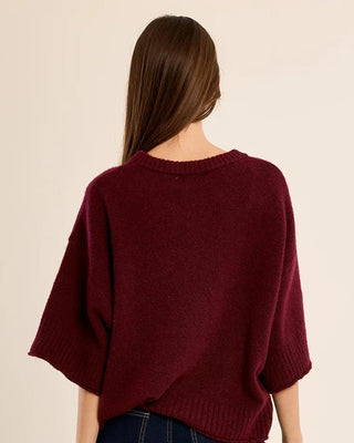 Boxy Batwing Sweater — Relaxed Fit, Timeless Comfort - Annie Jack TX