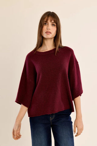 Boxy Batwing Sweater — Relaxed Fit, Timeless Comfort - Annie Jack TX