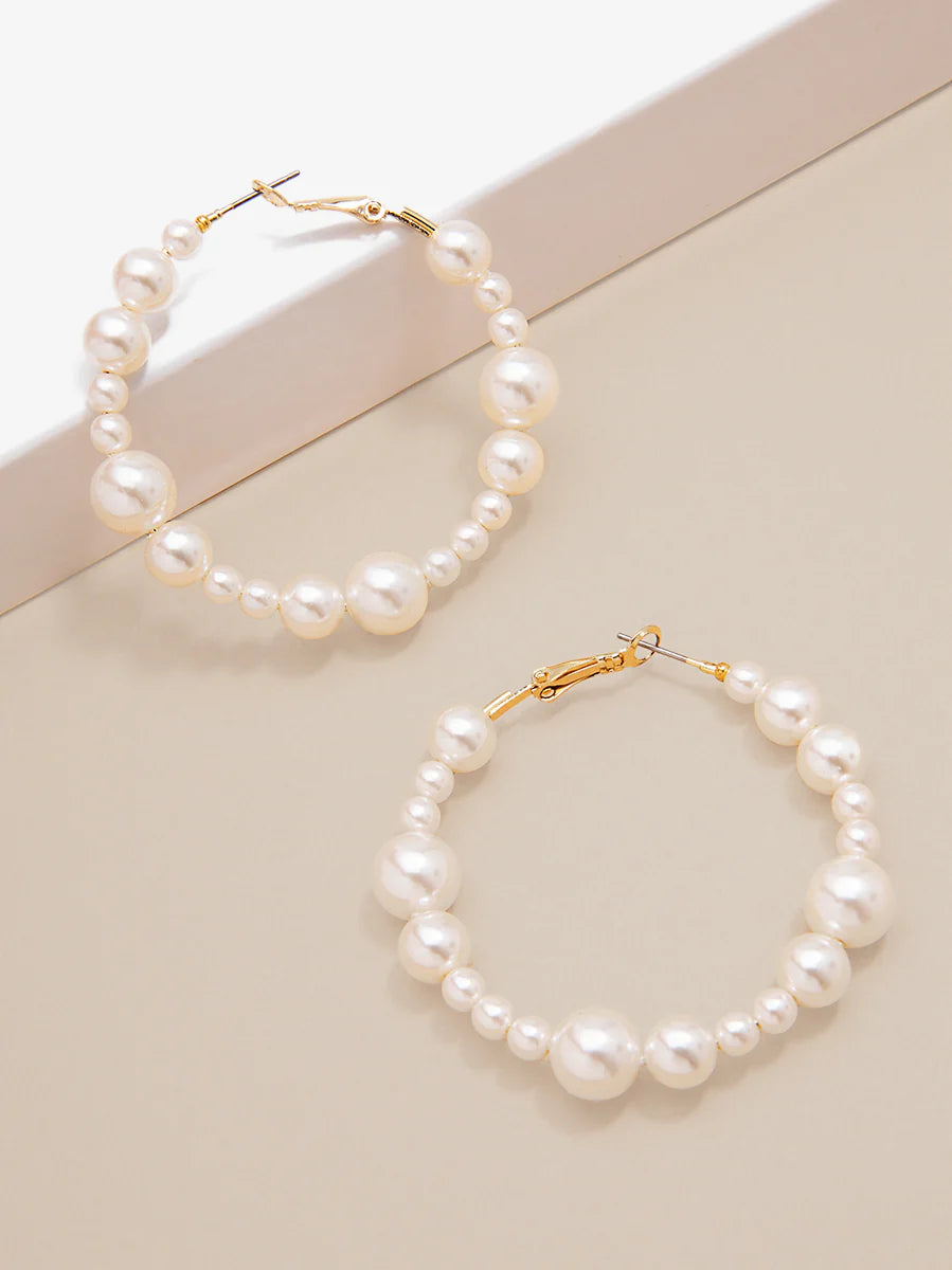 Beaded Pearl Earring - Annie Jack TX