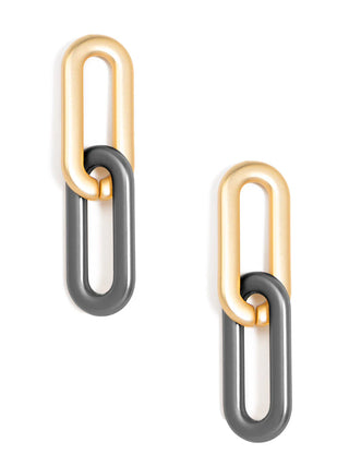 Cable Link Drop Earrings - Annie Jack TX