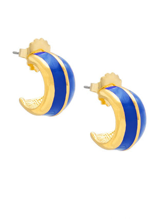 Colorful Enamel Huggie Earring - Annie Jack TX
