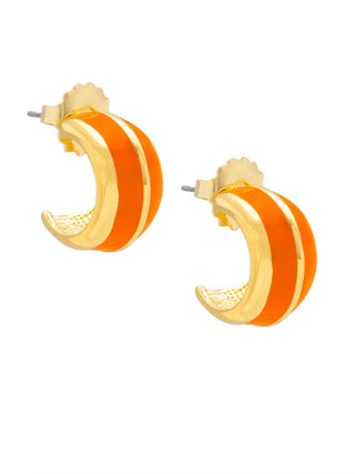 Colorful Enamel Huggie Earring - Annie Jack TX