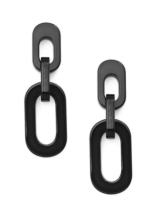 Resin Cable Chain Drop Earring - Annie Jack TX