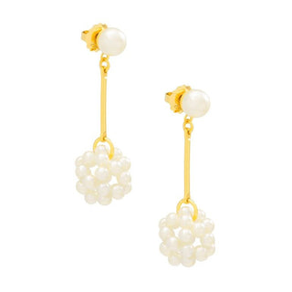 Clustered Pearl Drop Earring - Annie Jack TX