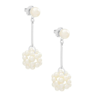 Clustered Pearl Drop Earring - Annie Jack TX