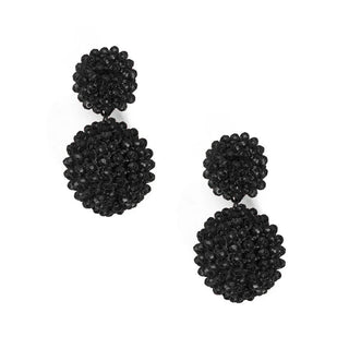 Woven Crystal Ball Drop Earring - Annie Jack TX