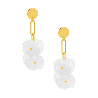 Lotus Leaf Chain Drop Earring - Annie Jack TX